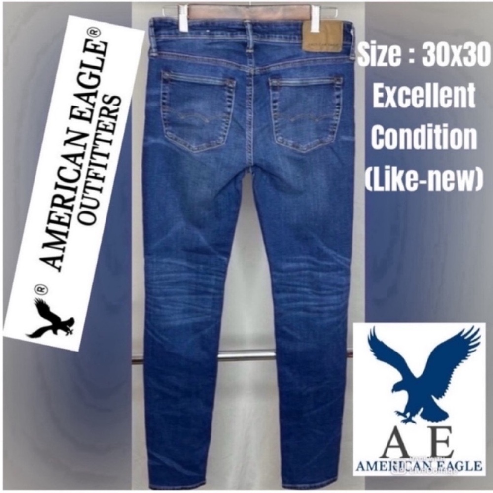 🔥🦅American eagle AE AirFlex+ Skinny Jean - size : 30X33